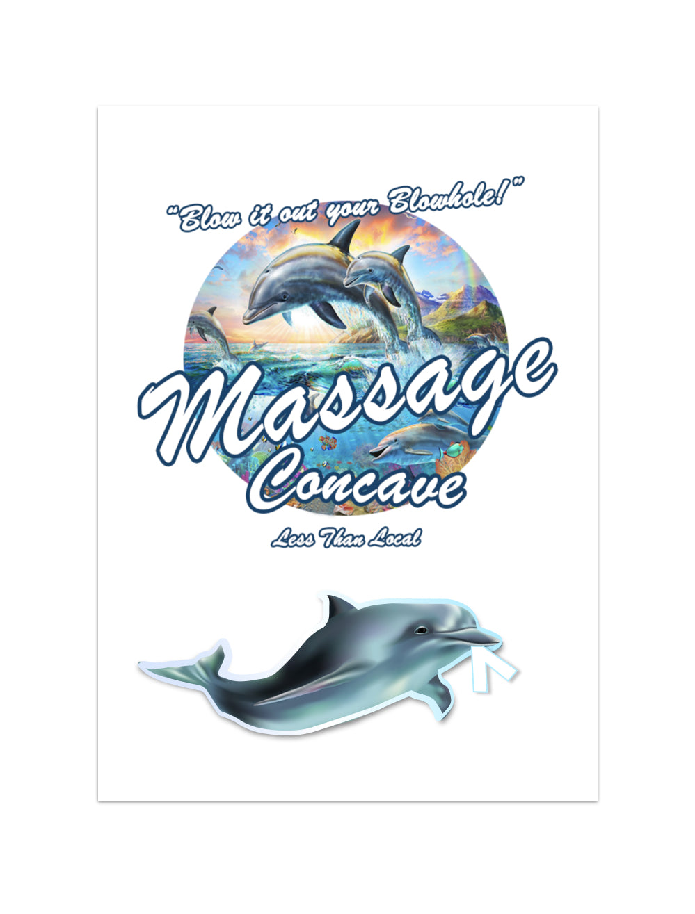 Dolphin Enamel Pin — View 2