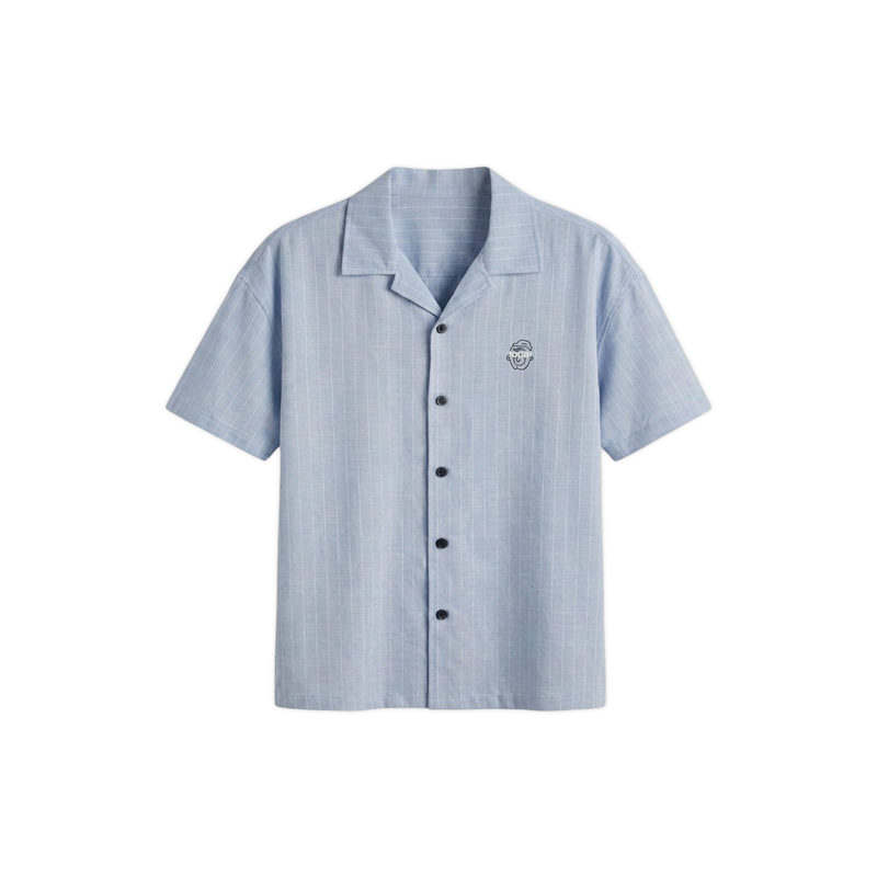 Logo Head Button-Down (Powder Blue)