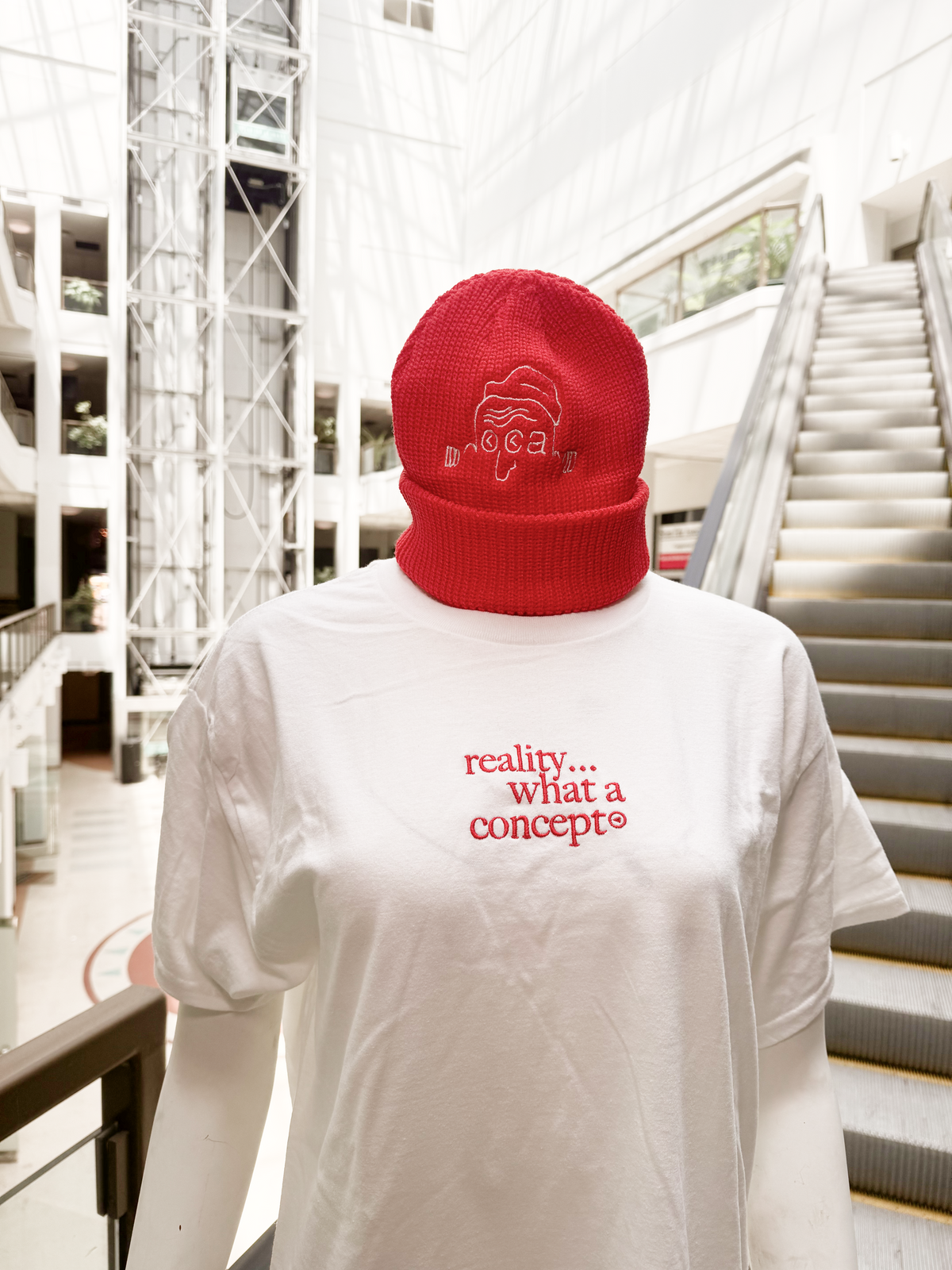Reality... What a Concept (White) T-Shirt — View 2