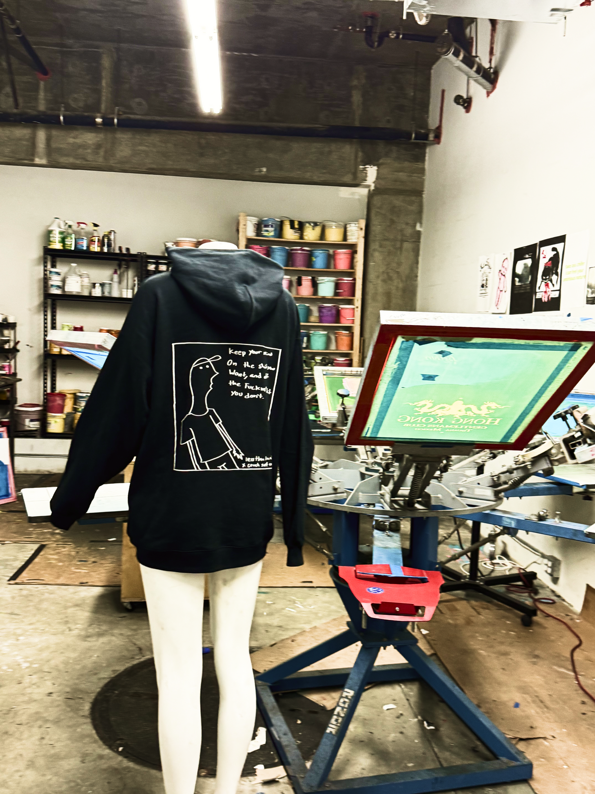 Keep Your Mind On What You Want Hoodie — View 3