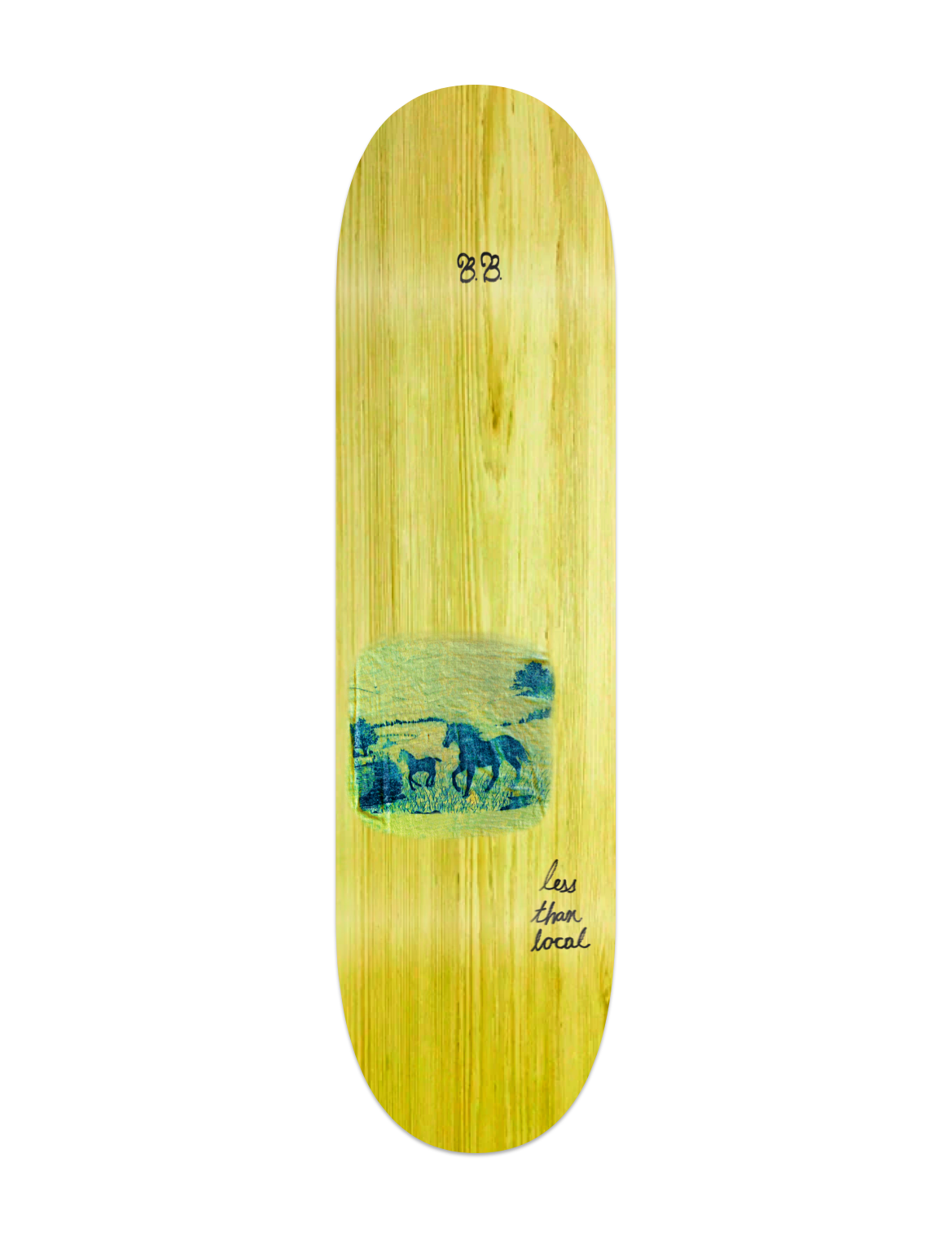 Brian's Horses (Green and Yellow) — View 1