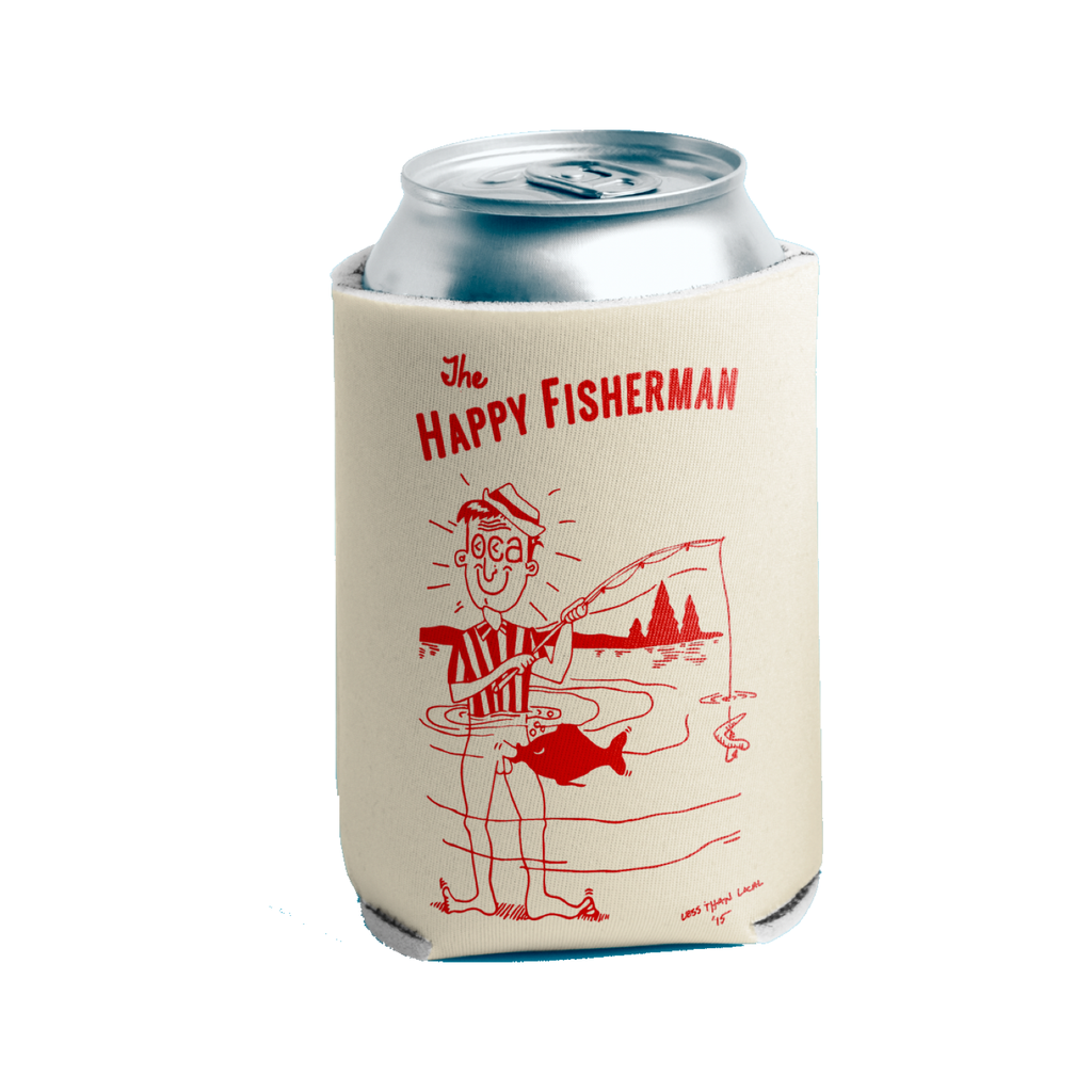 Happy Fisherman Coozie